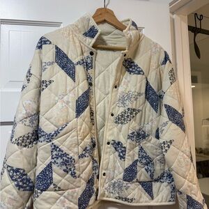 Z Supply Quilted Jacket patch work style